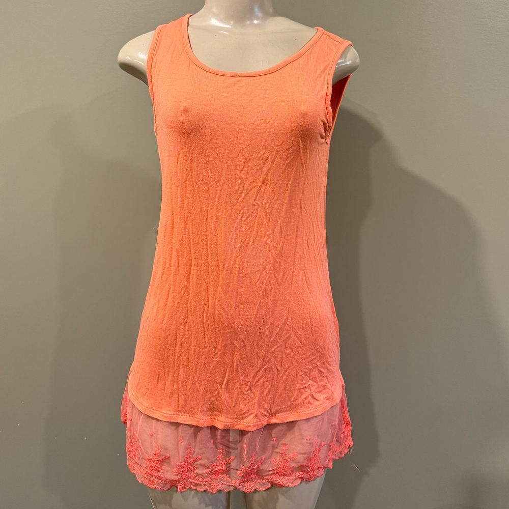 Silver Icing / coral silver icing tank top